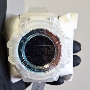 Ativa Transparent Smartwatch with Black Display